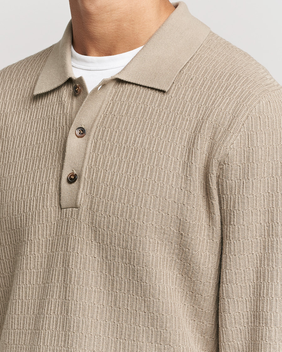 Herre | Gensere | Samsøe Samsøe | Samsøe & Samsøe Joey Knitted Polo Winter Twig