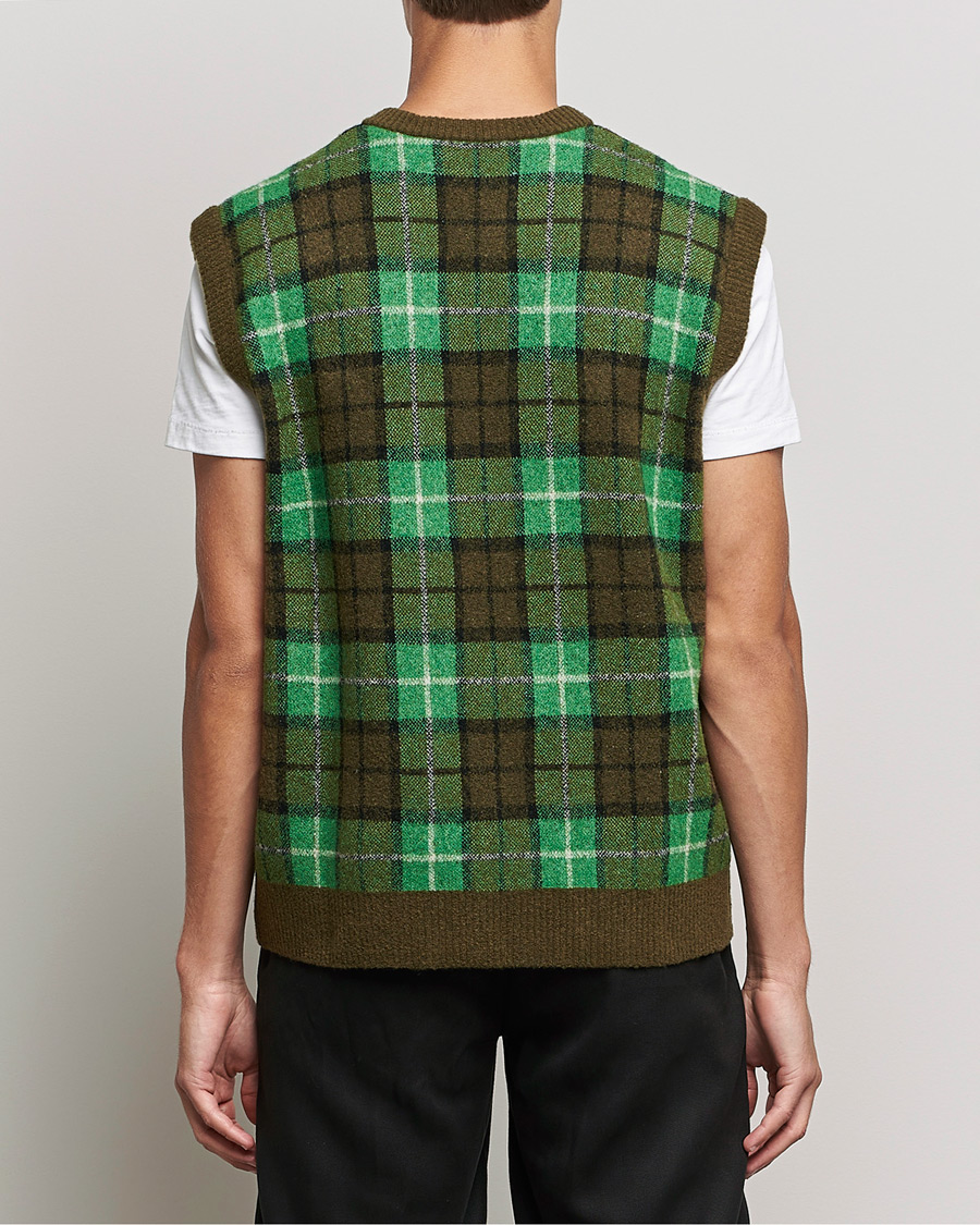 Herre | Gensere | Samsøe Samsøe | Samsøe & Samsøe James Fine Merino Knitted Vest Medium Green