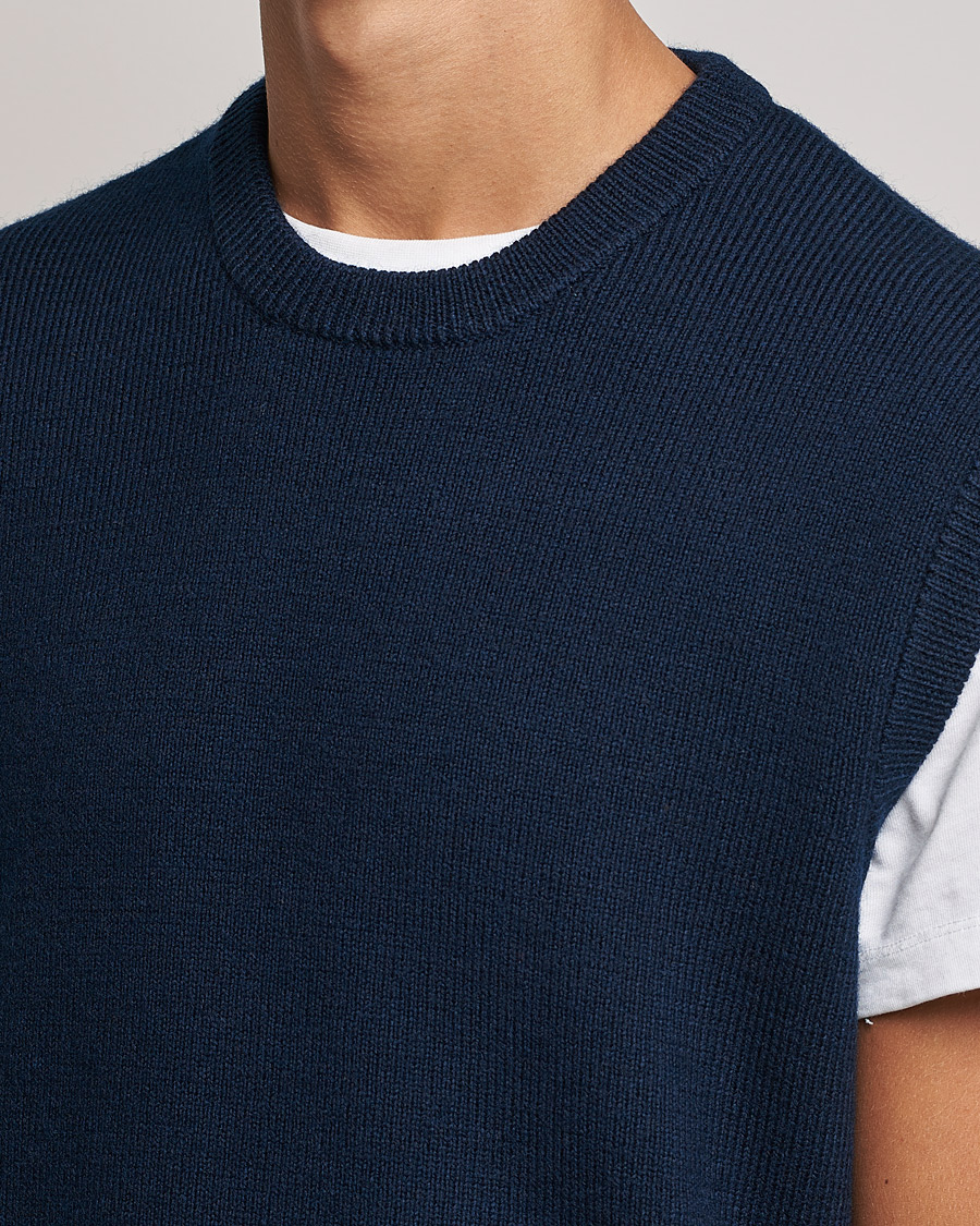 Herre | Gensere | Samsøe Samsøe | Samsøe & Samsøe Jack Wool Knitted Vest Salute