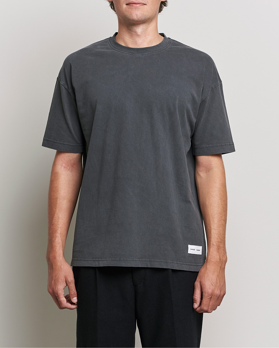 Herre |  | Samsøe & Samsøe | Pigment Organic Cotton T-Shirt Black