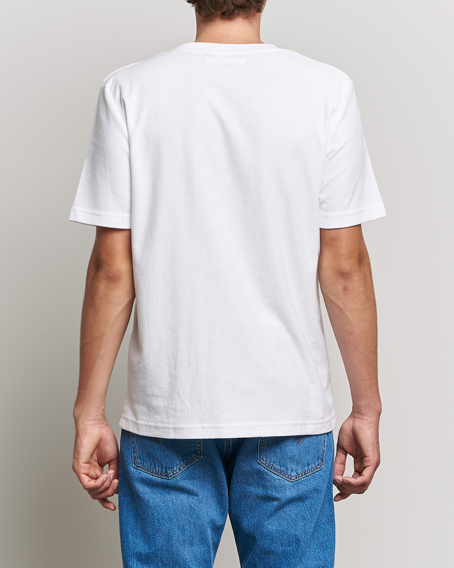 Herre | T-Shirts | Samsøe Samsøe | Samsøe & Samsøe Odin Terry Organic Cotton T-Shirt White