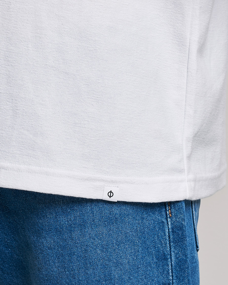 Herre | T-Shirts | Samsøe Samsøe | Samsøe & Samsøe Odin Terry Organic Cotton T-Shirt White