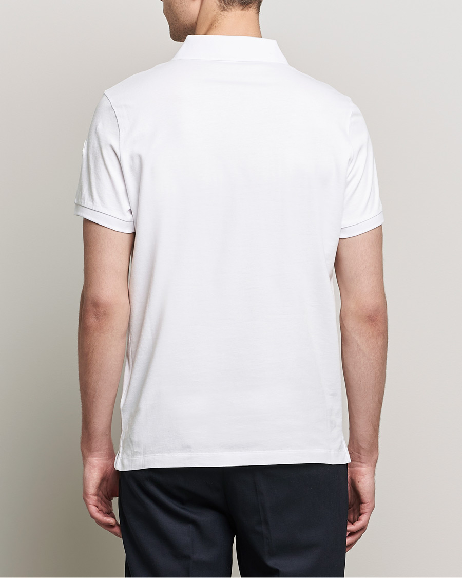 Herre | Pikéer | Moncler | Tricolore Rib Polo White