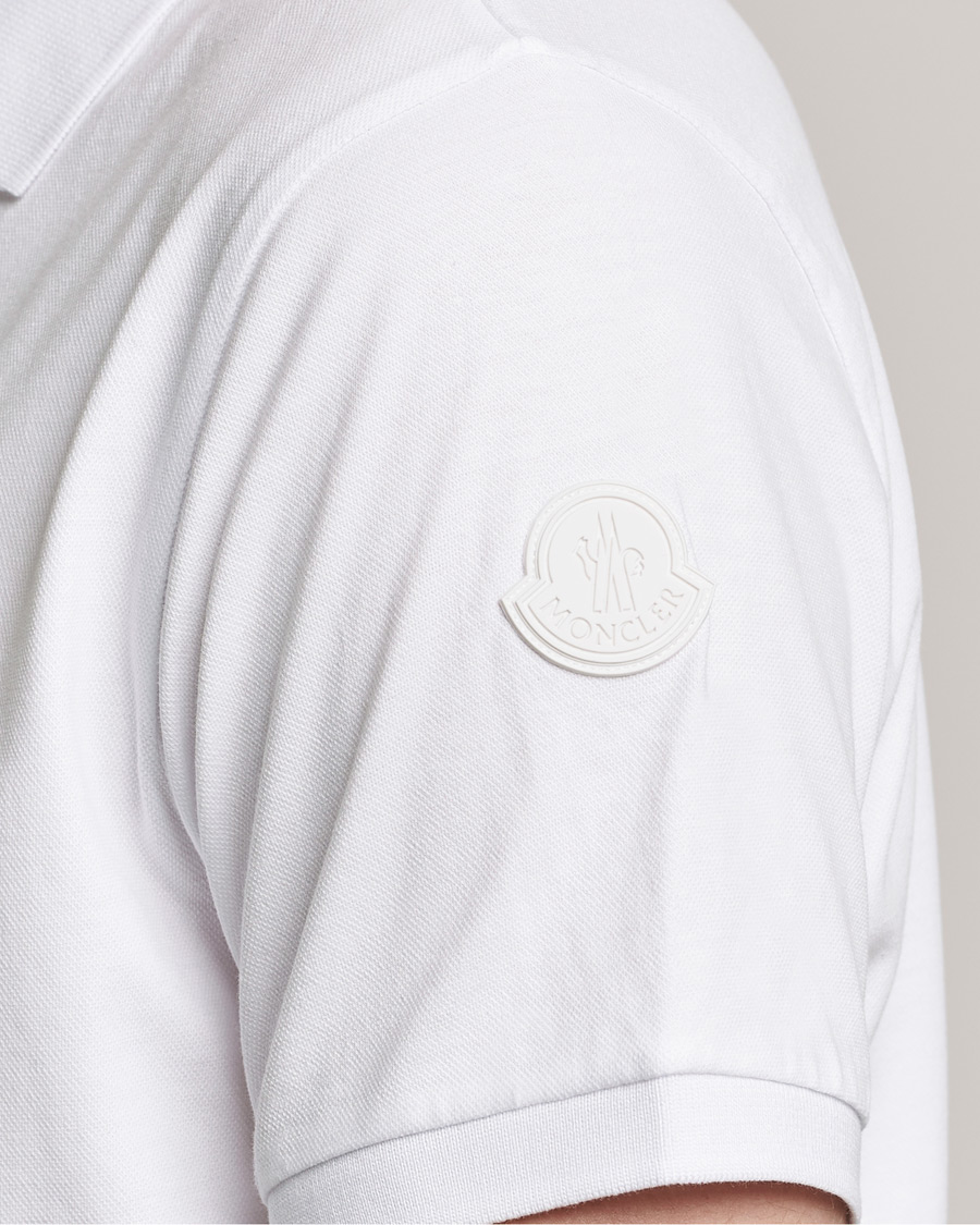 Herre | Pikéer | Moncler | Tricolore Rib Polo White