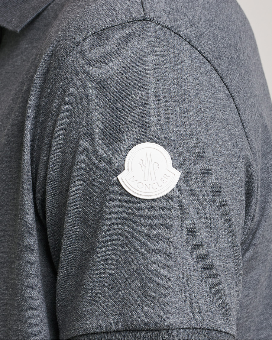 Herre | Pikéer | Moncler | Tricolore Rib Polo Black