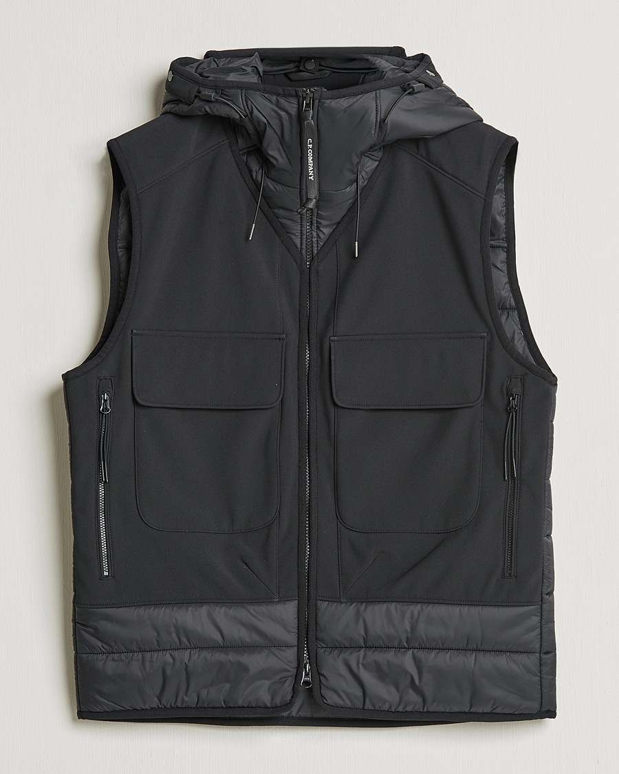 Herre | Jakker | C.P. Company | CP Shell - R Mixed Goggle Vest Black
