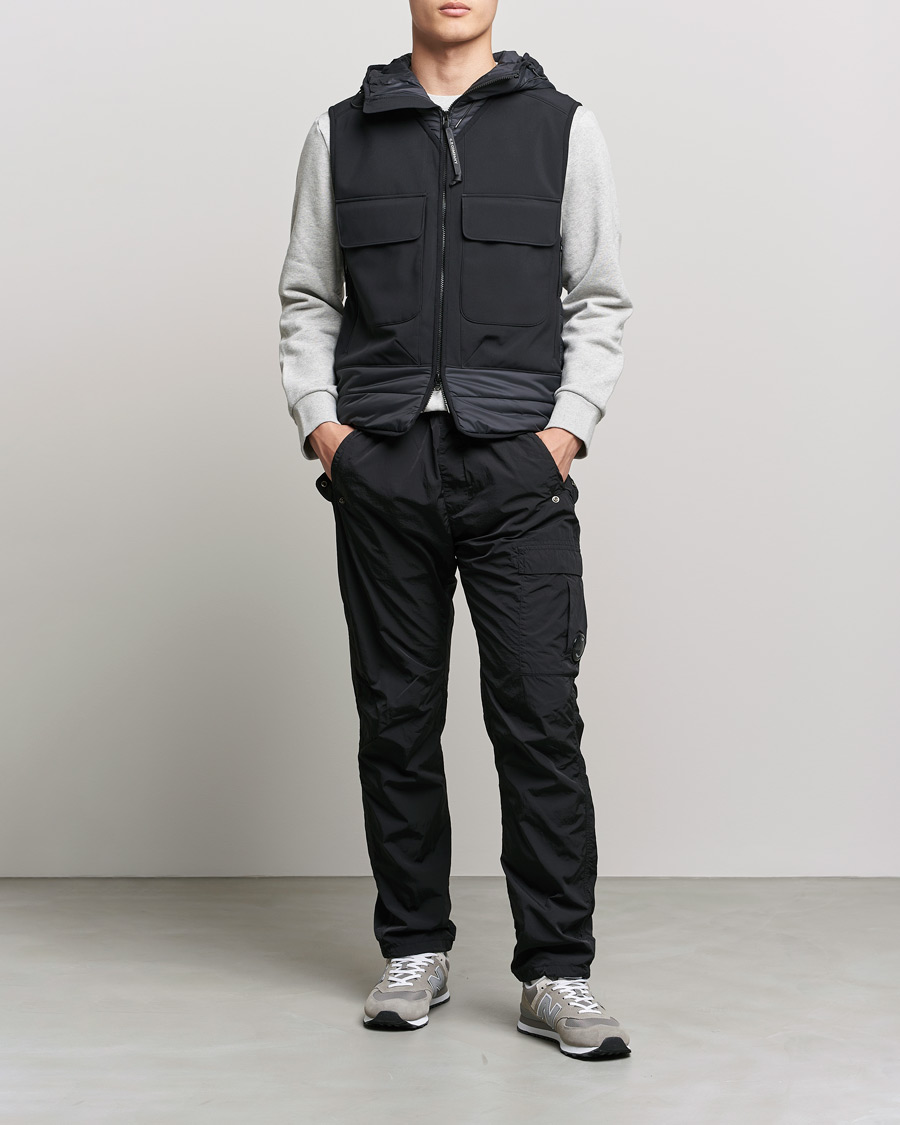 Herre | Jakker | C.P. Company | CP Shell - R Mixed Goggle Vest Black