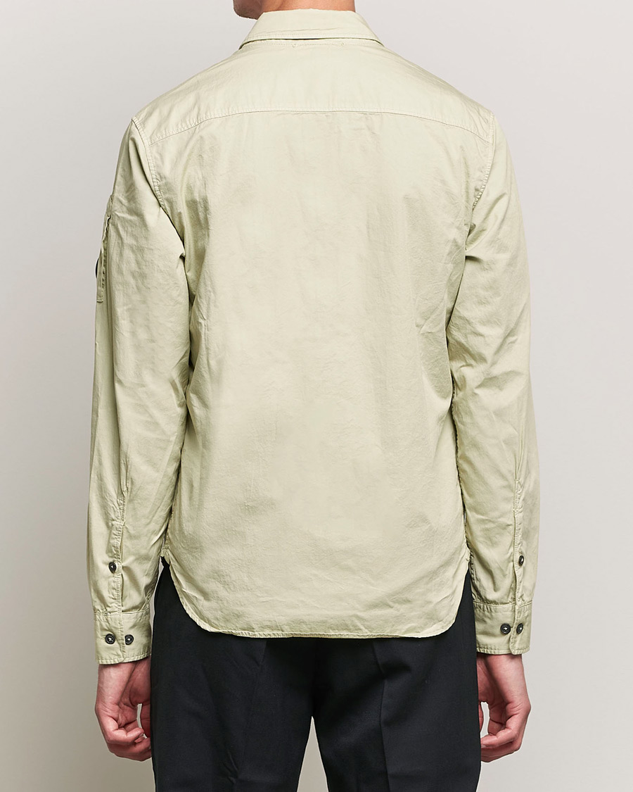 Herre | Skjorter | C.P. Company | Garment Dyed Gabardine Overshirt Khaki