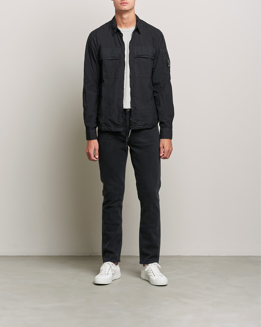 Herre | Skjorter | C.P. Company | Taylon L Zip Overshirt Black