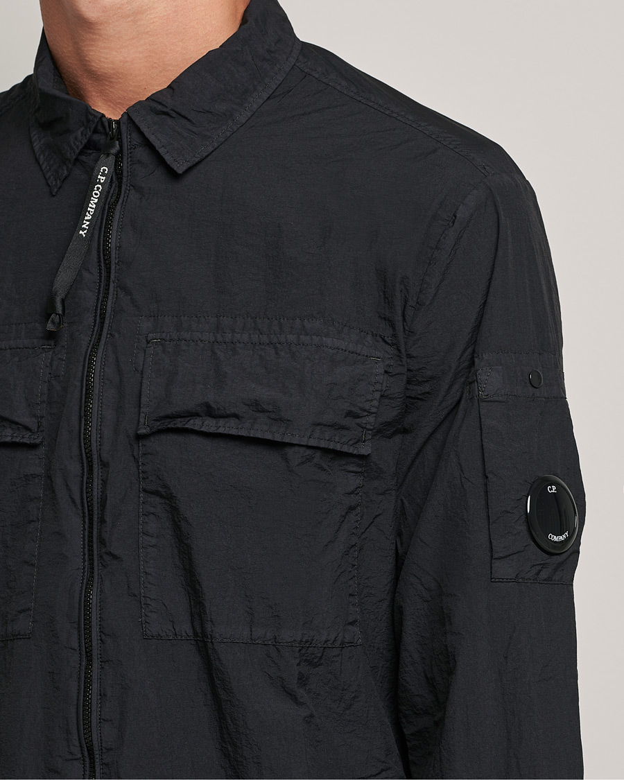 Herre | Skjorter | C.P. Company | Taylon L Zip Overshirt Black
