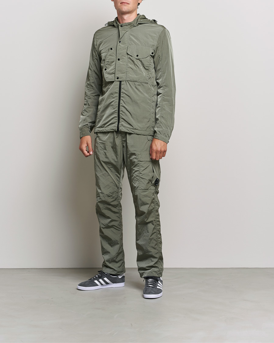 Herre | Contemporary Creators | C.P. Company | Chrome R Hooded Shirt Jacket Green