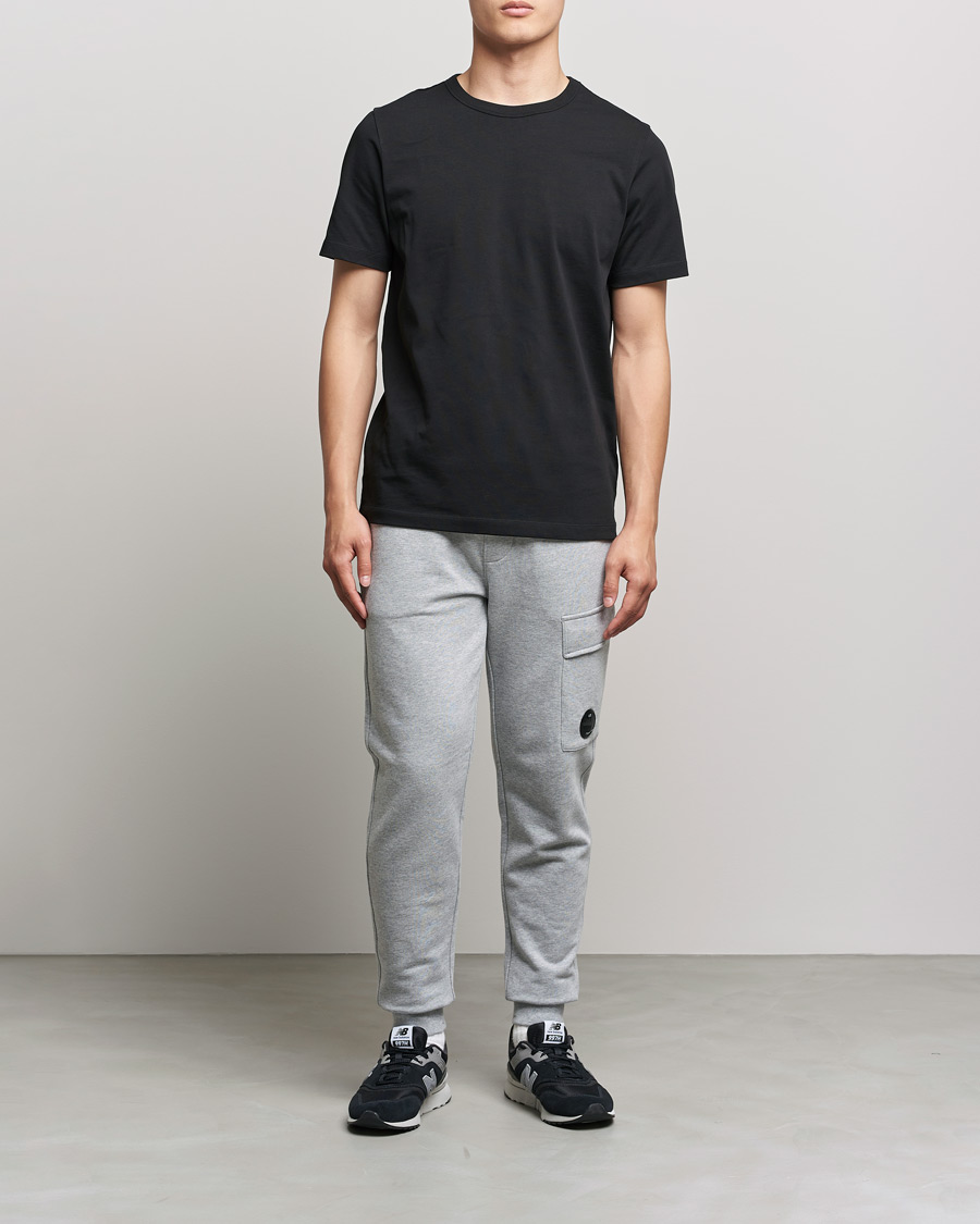 Herre | | C.P. Company | Diagonal Raised Fleece Lens Sweatpants Grey Mel