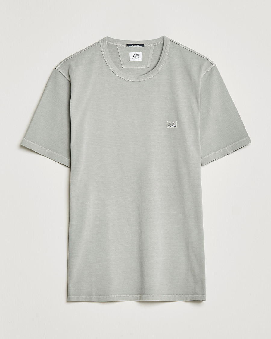 Herre | T-Shirts | C.P. Company | Resist Dyed Jersey Tee Grey