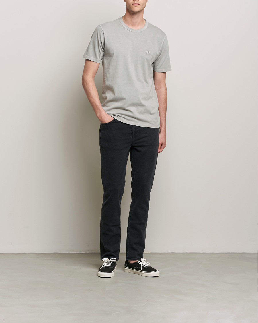 Herre | T-Shirts | C.P. Company | Resist Dyed Jersey Tee Grey
