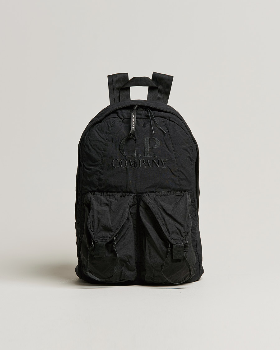 Herre | C.P. Company Taylon P Mixed Backpack Black | C.P. Company | Taylon P Mixed Backpack Black