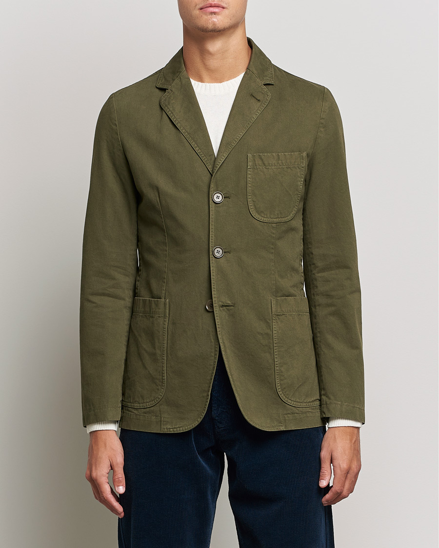 Herre | Dressjakker | Aspesi | Murakami Cotton Blazer Military Green