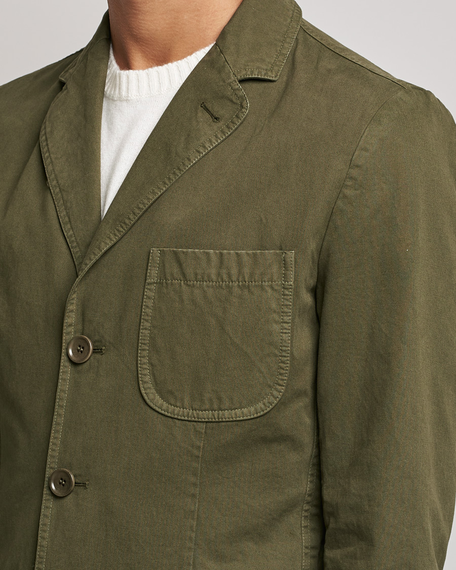 Herre | Dressjakker | Aspesi | Murakami Cotton Blazer Military Green