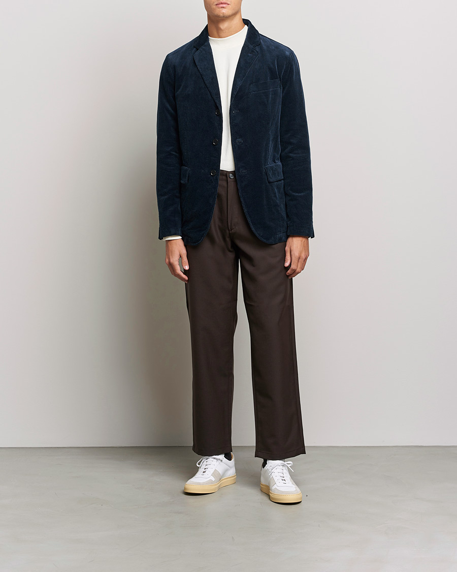 Herre | Dressjakker | Aspesi | Corduroy Blazer Navy