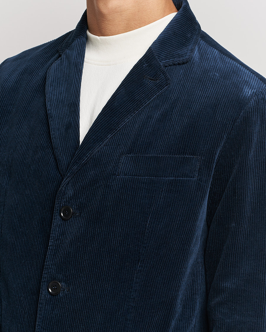 Herre | Dressjakker | Aspesi | Corduroy Blazer Navy