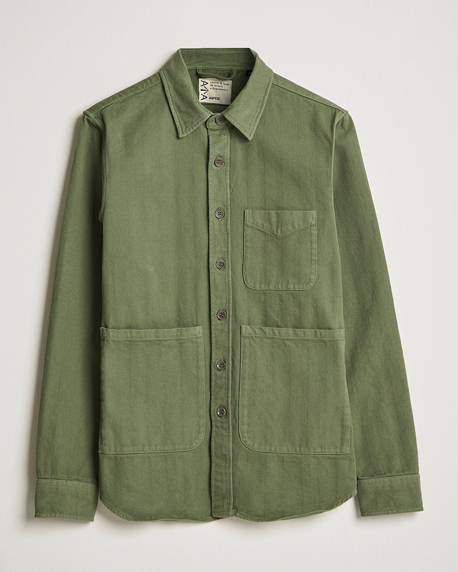 Herre | Skjorter | Aspesi | Utility Shirt Sage