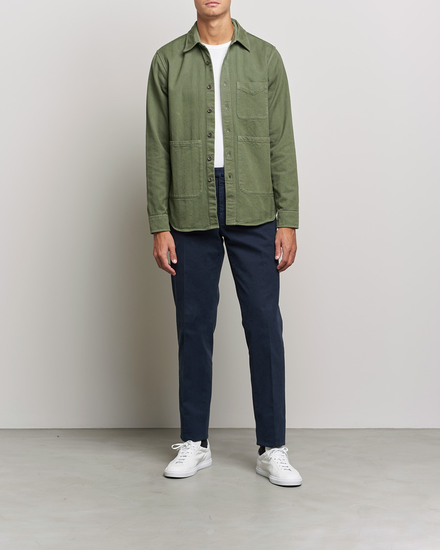 Herre | Skjorter | Aspesi | Utility Shirt Sage