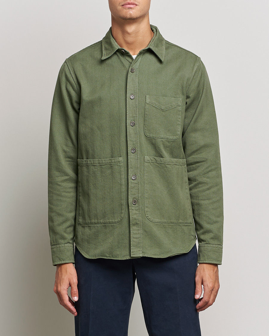 Herre | Skjorter | Aspesi | Utility Shirt Sage