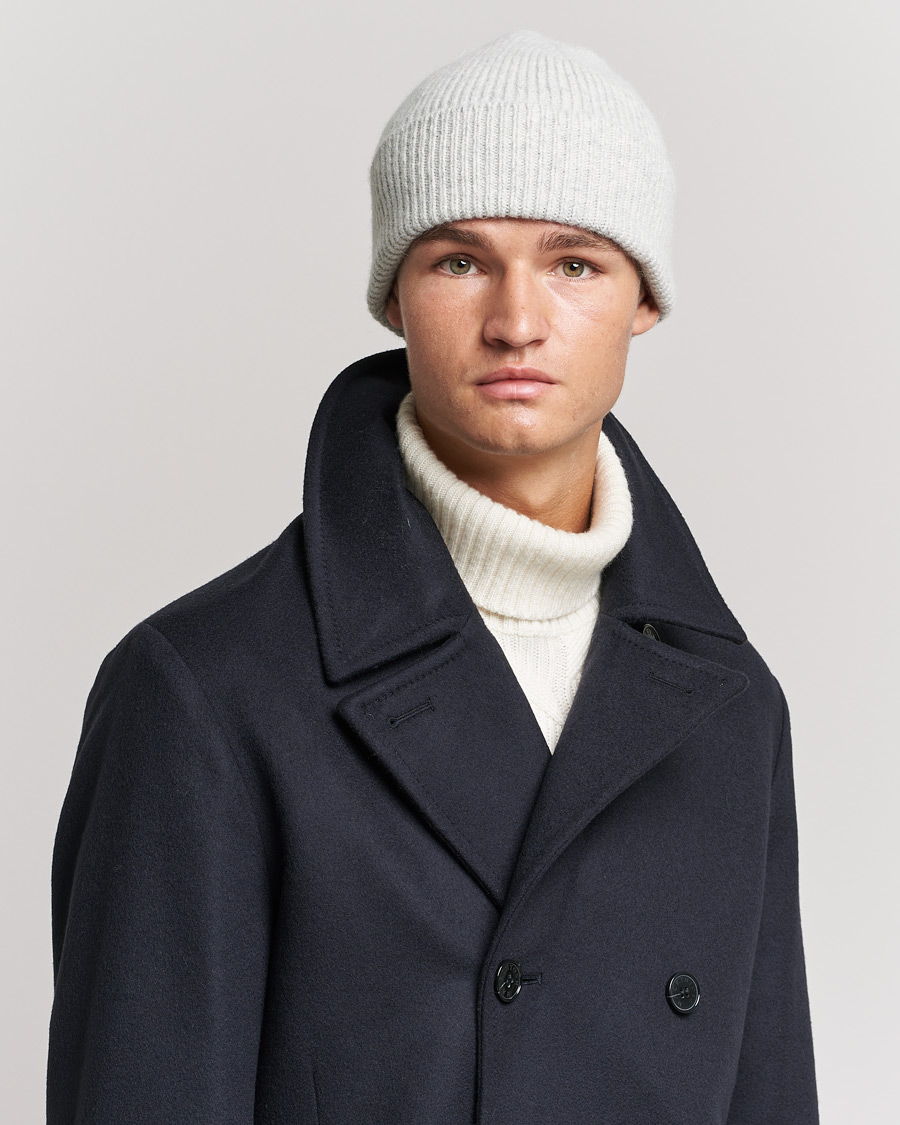 Herre | Le Bonnet Lambswool/Caregora Beanie Silver | Le Bonnet | Lambswool/Caregora Beanie Silver
