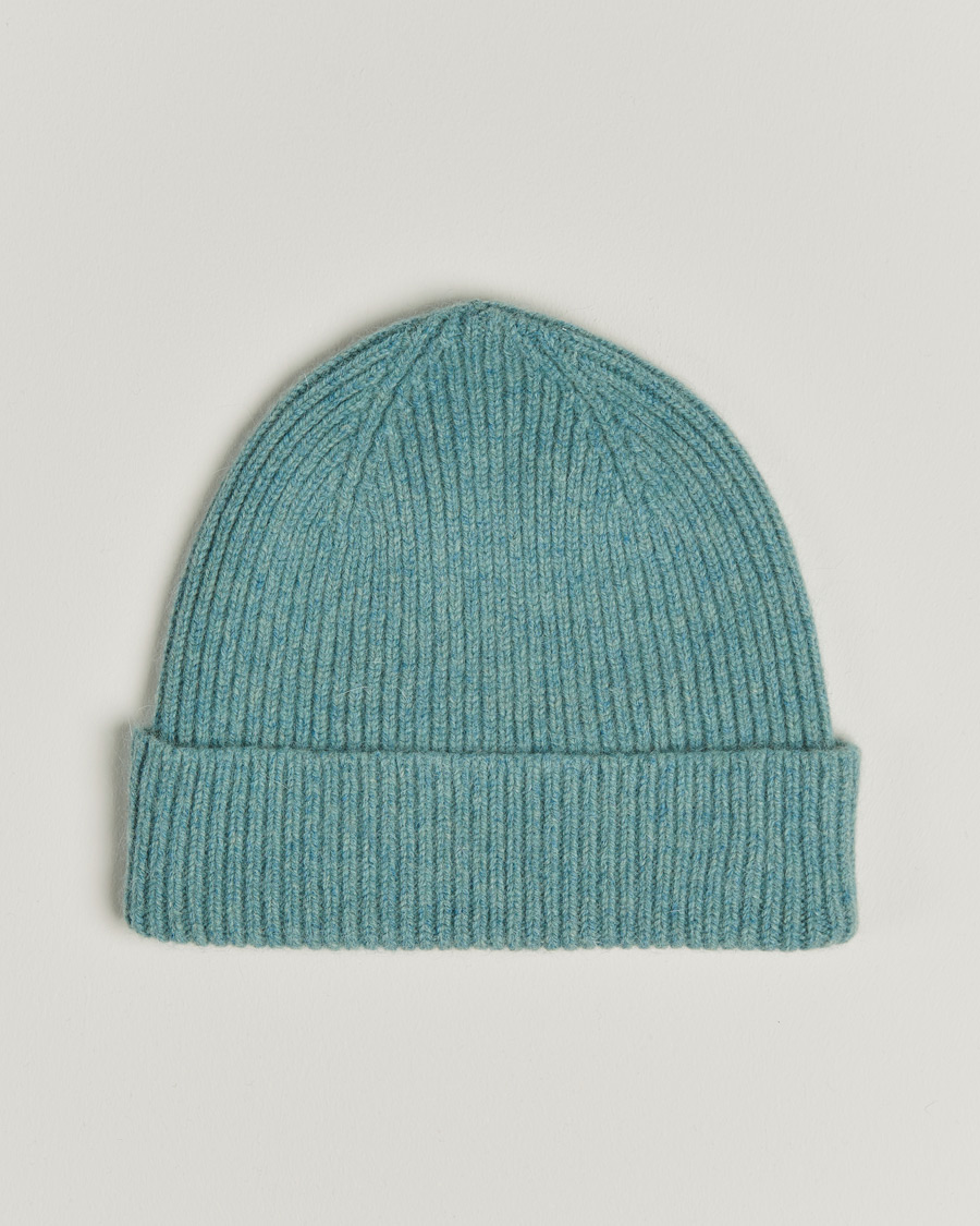 Herre | Le Bonnet Lambswool/Caregora Beanie Basil | Le Bonnet | Lambswool/Caregora Beanie Basil