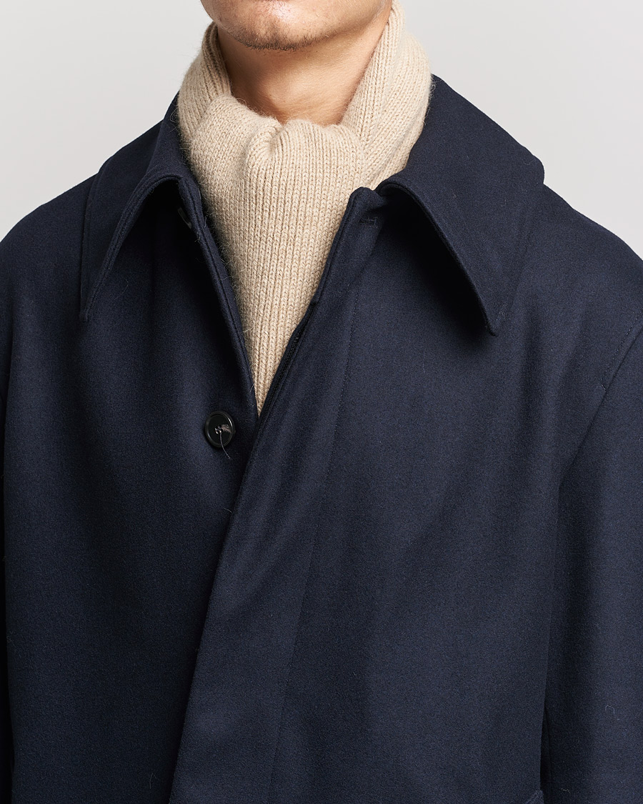 Herre | Skjerf | Le Bonnet | Lambswool/Caregora Scarf Sand