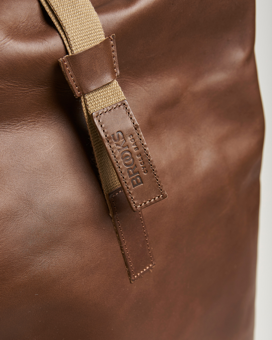 Herre | Vesker | Brooks England | Pickwick Large Leather Backpack Dark Tan