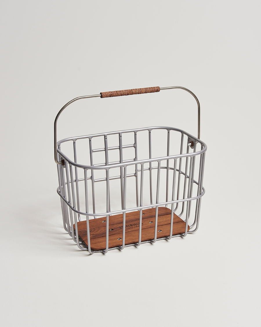 Herre | Til hjemmet | Brooks England | Hoxton Bike Basket Aluminium