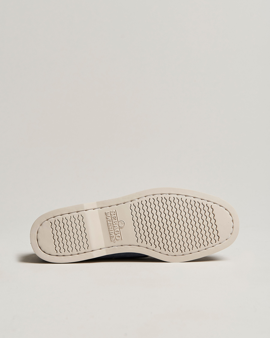 Herre | Seilersko | Sebago | Docksides Suede Boat Shoe Blue Navy