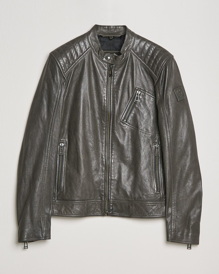 Herre |  | Belstaff | V Racer 2.0 Leather Jacket Dark Grey