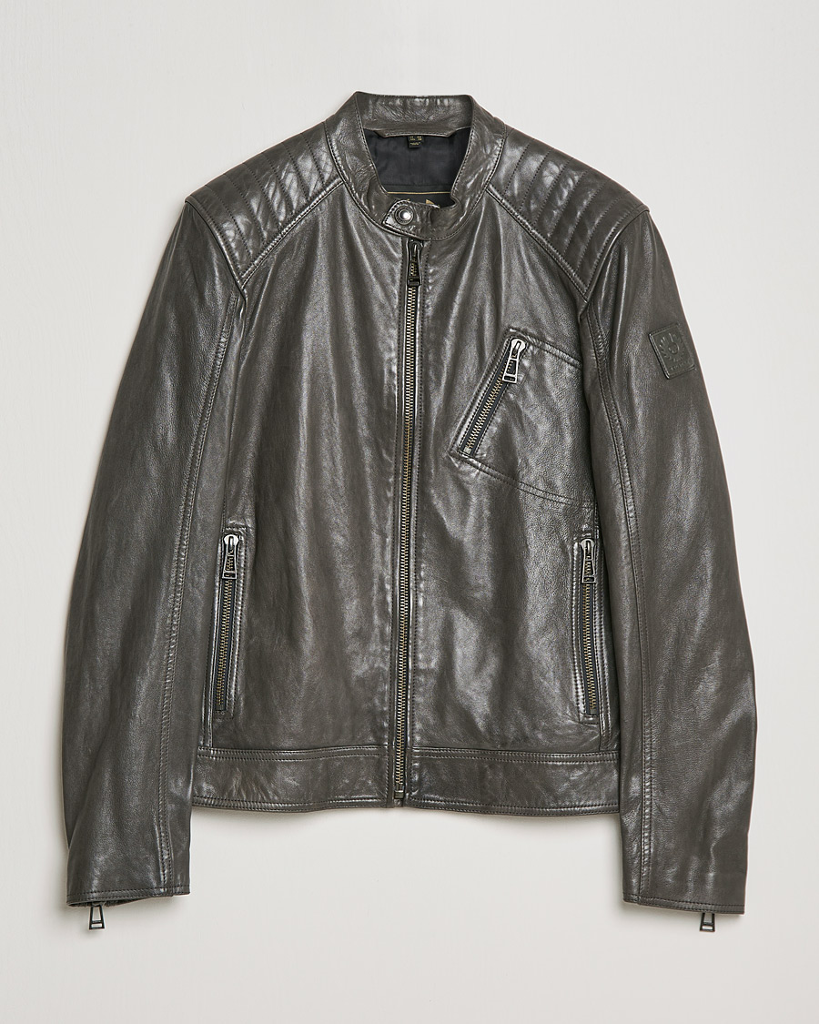 Herre | Jakker | Belstaff | V Racer 2.0 Leather Jacket Dark Grey