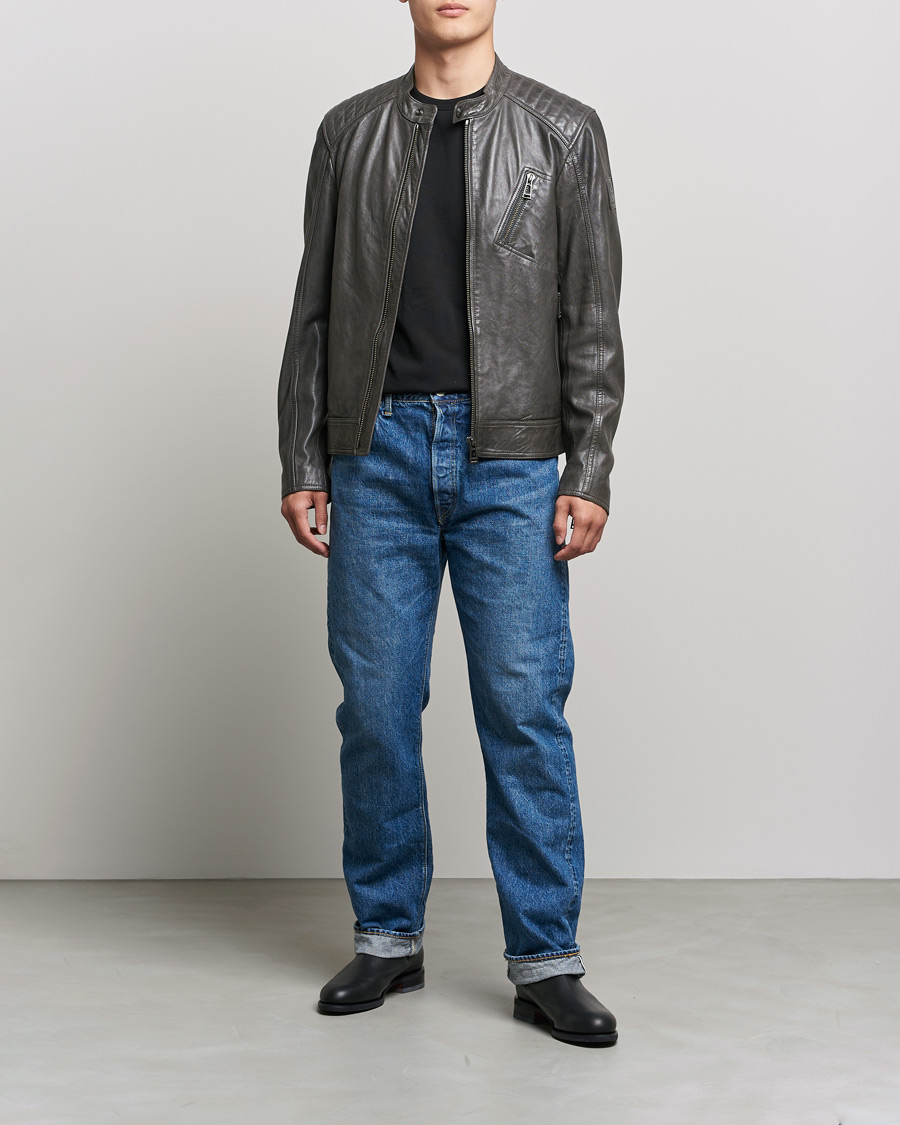Herre | Jakker | Belstaff | V Racer 2.0 Leather Jacket Dark Grey