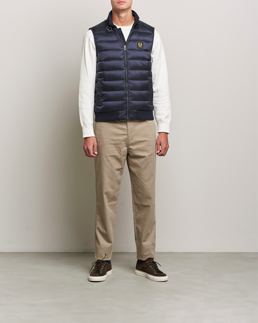 Herre | Jakker | Belstaff | Circuit Padded Gilet Dark Ink