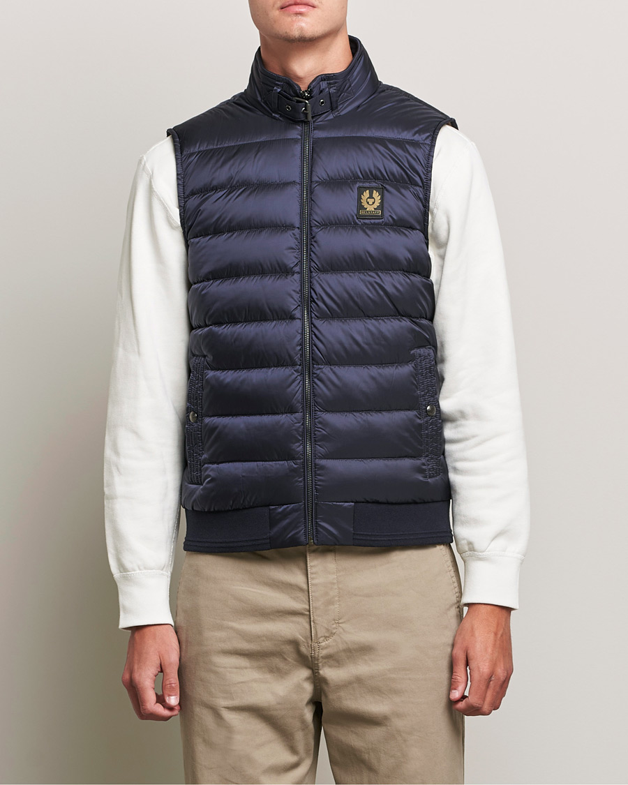 Herre | Jakker | Belstaff | Circuit Padded Gilet Dark Ink