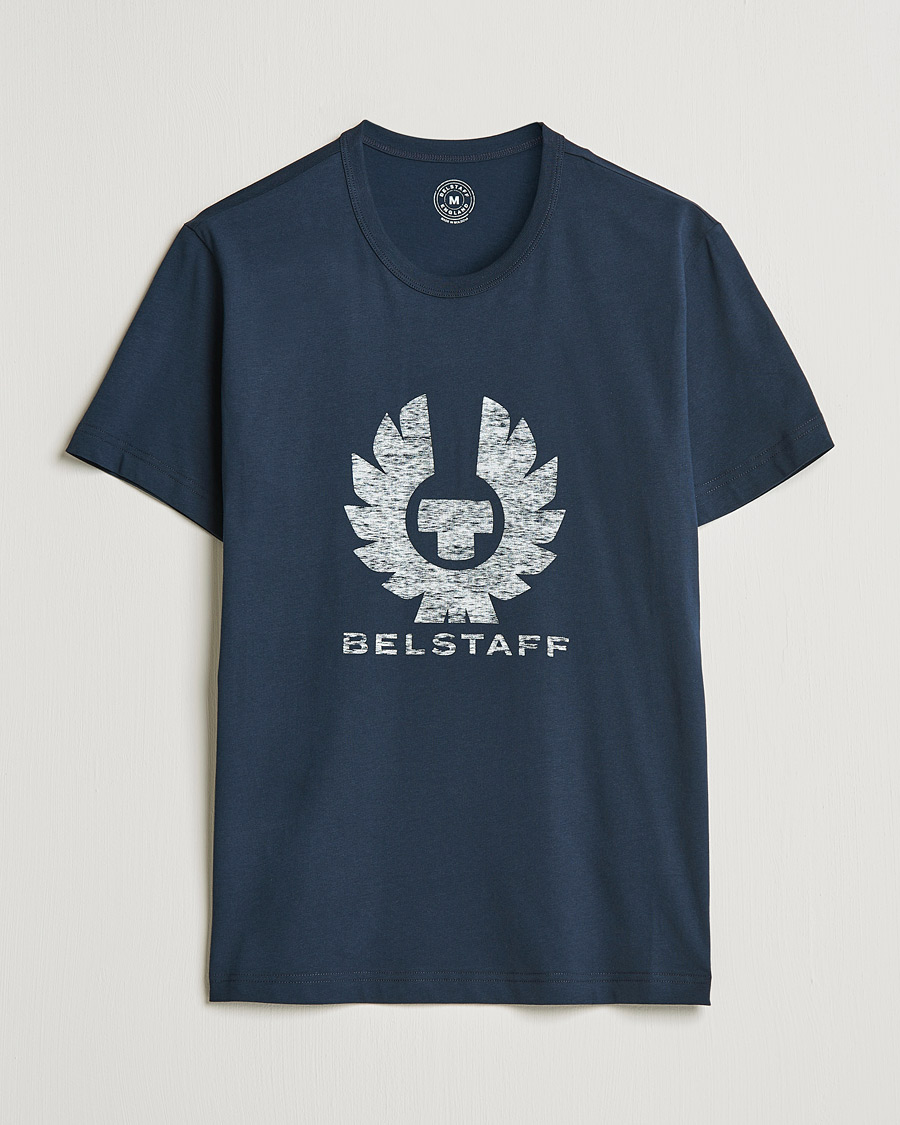 Herre |  | Belstaff | Coteland Logo Crew Neck Tee Dark Ink