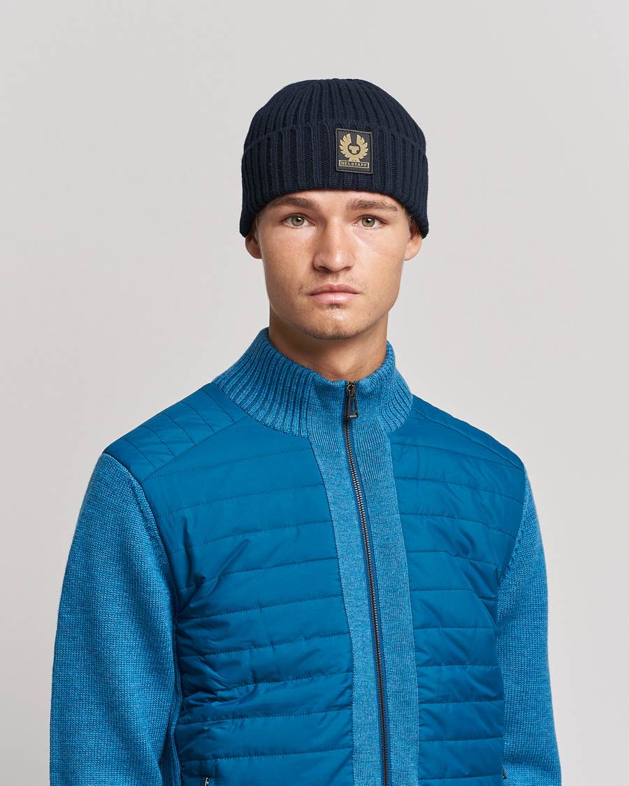 Herre | Belstaff Watch Wool Beanie Dark Navy | Belstaff | Watch Wool Beanie Dark Navy