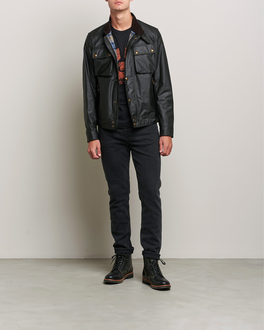 Herre | Jakker | Belstaff | Racemaster Waxed Jacket Black