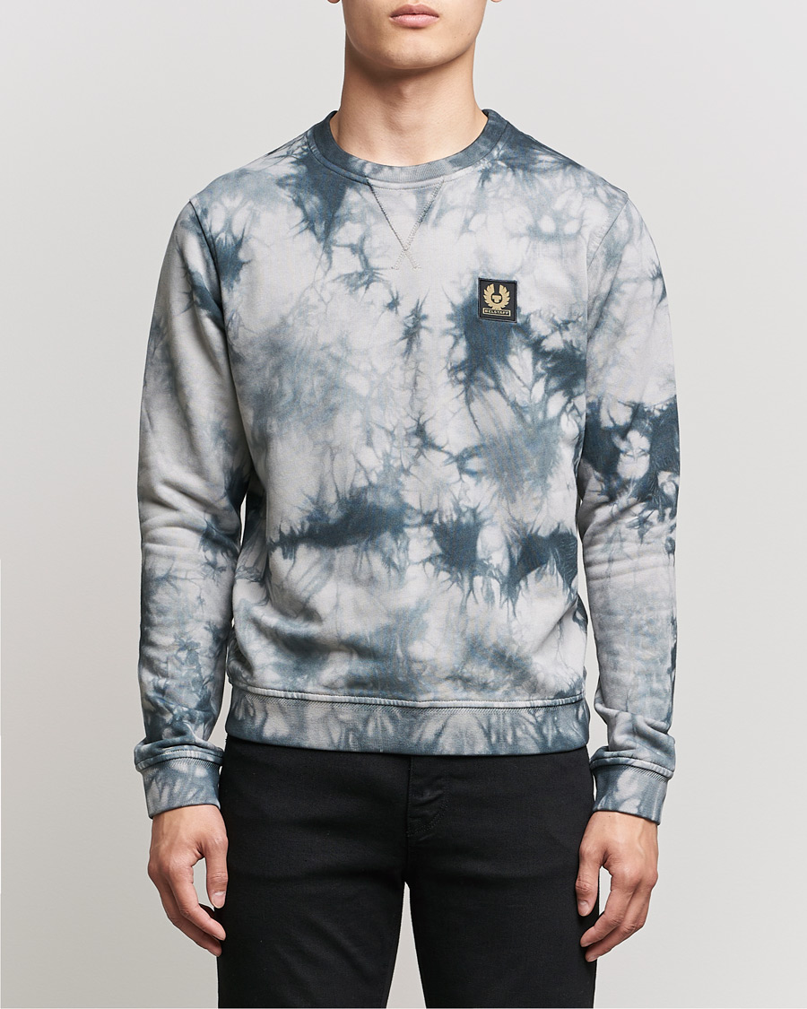 Herre | Gensere | Belstaff | Surface Batik Sweatshirt Granite Grey