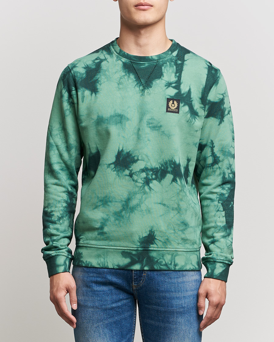 Herre |  | Belstaff | Surface Batik Sweatshirt Graph Green