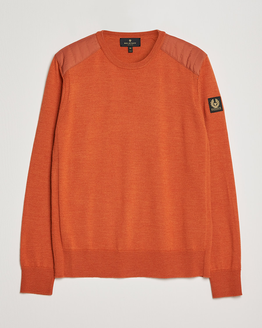 Herre | Gensere | Belstaff | Kerrigan Crew Neck Merino Sweatshirt Amber