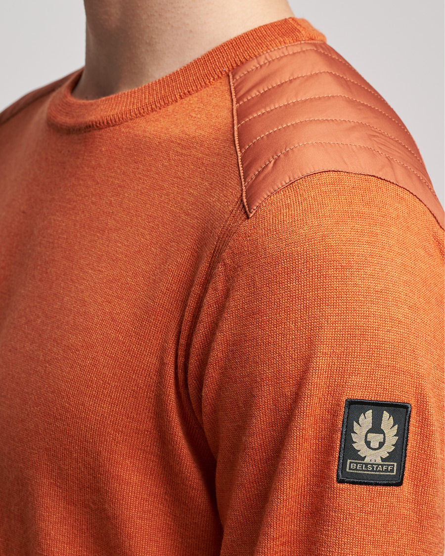 Herre | Gensere | Belstaff | Kerrigan Crew Neck Merino Sweatshirt Amber