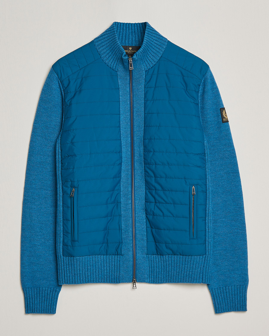 Herre | Gensere | Belstaff | Kingston Full Zip Hybrid Legion Blue