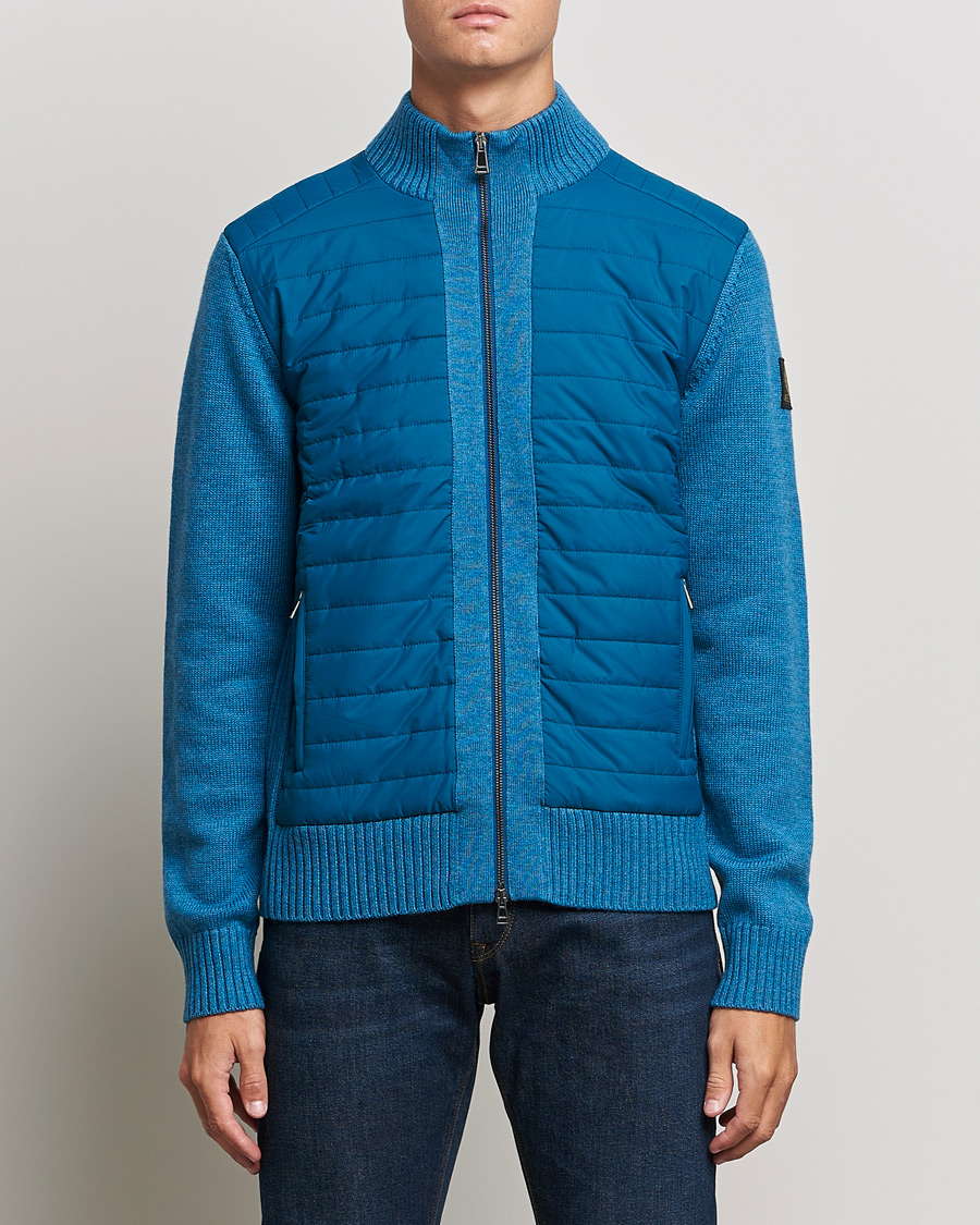 Herre | Gensere | Belstaff | Kingston Full Zip Hybrid Legion Blue