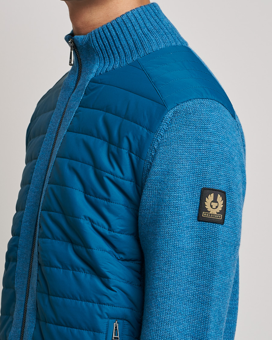Herre | Gensere | Belstaff | Kingston Full Zip Hybrid Legion Blue