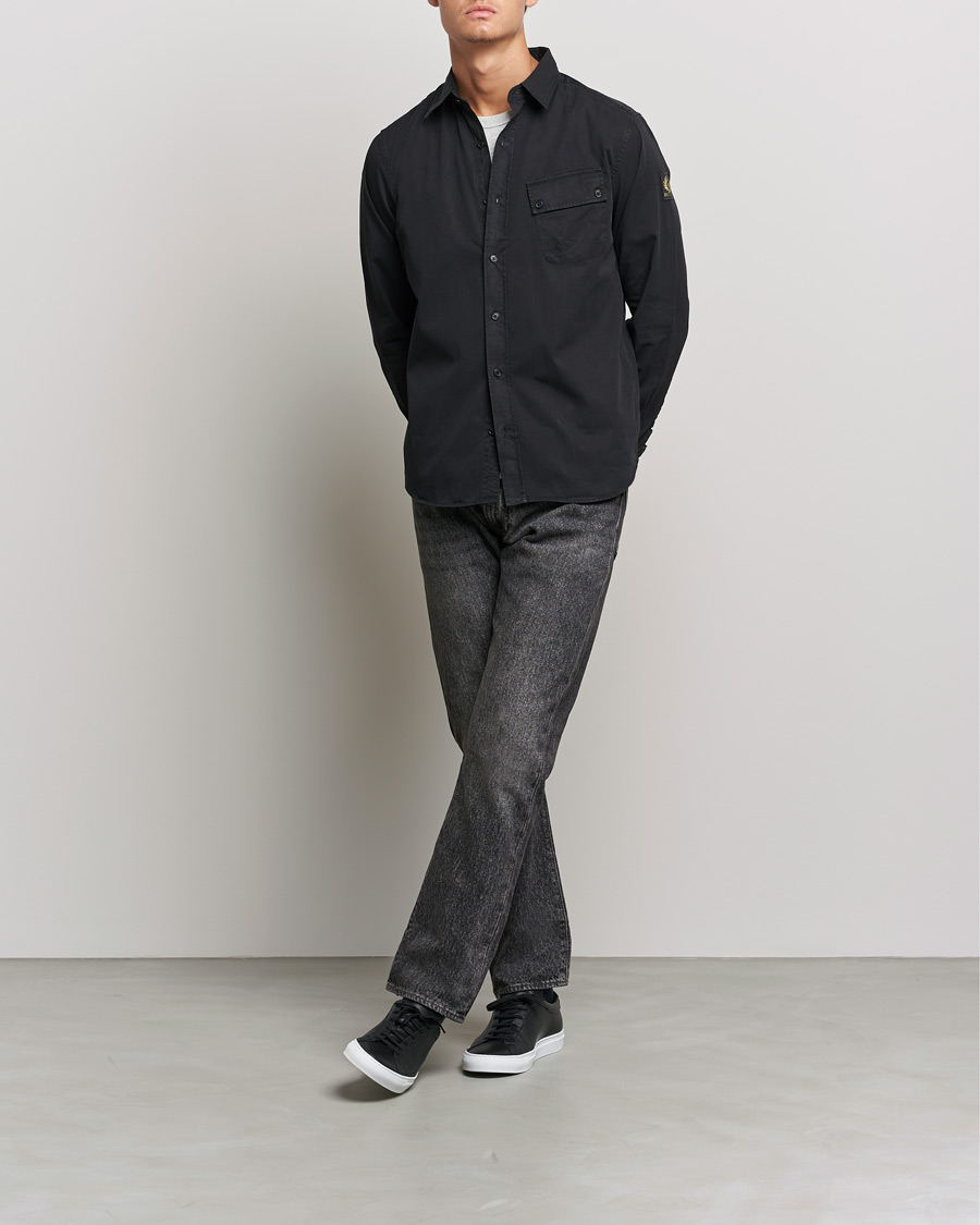 Herre | Skjorter | Belstaff | Pitch Cotton Pocket Shirt Black