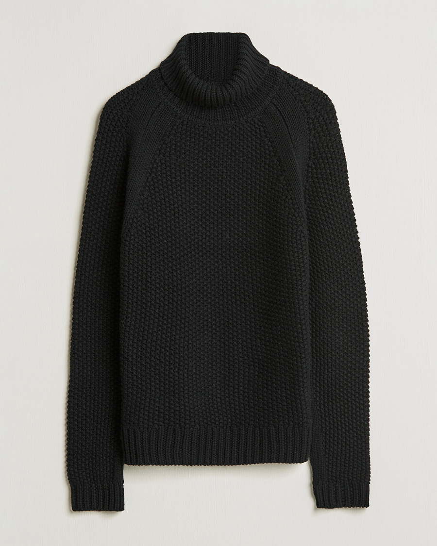 Herre | Gensere | Belstaff | Manor Wool Rollneck Black