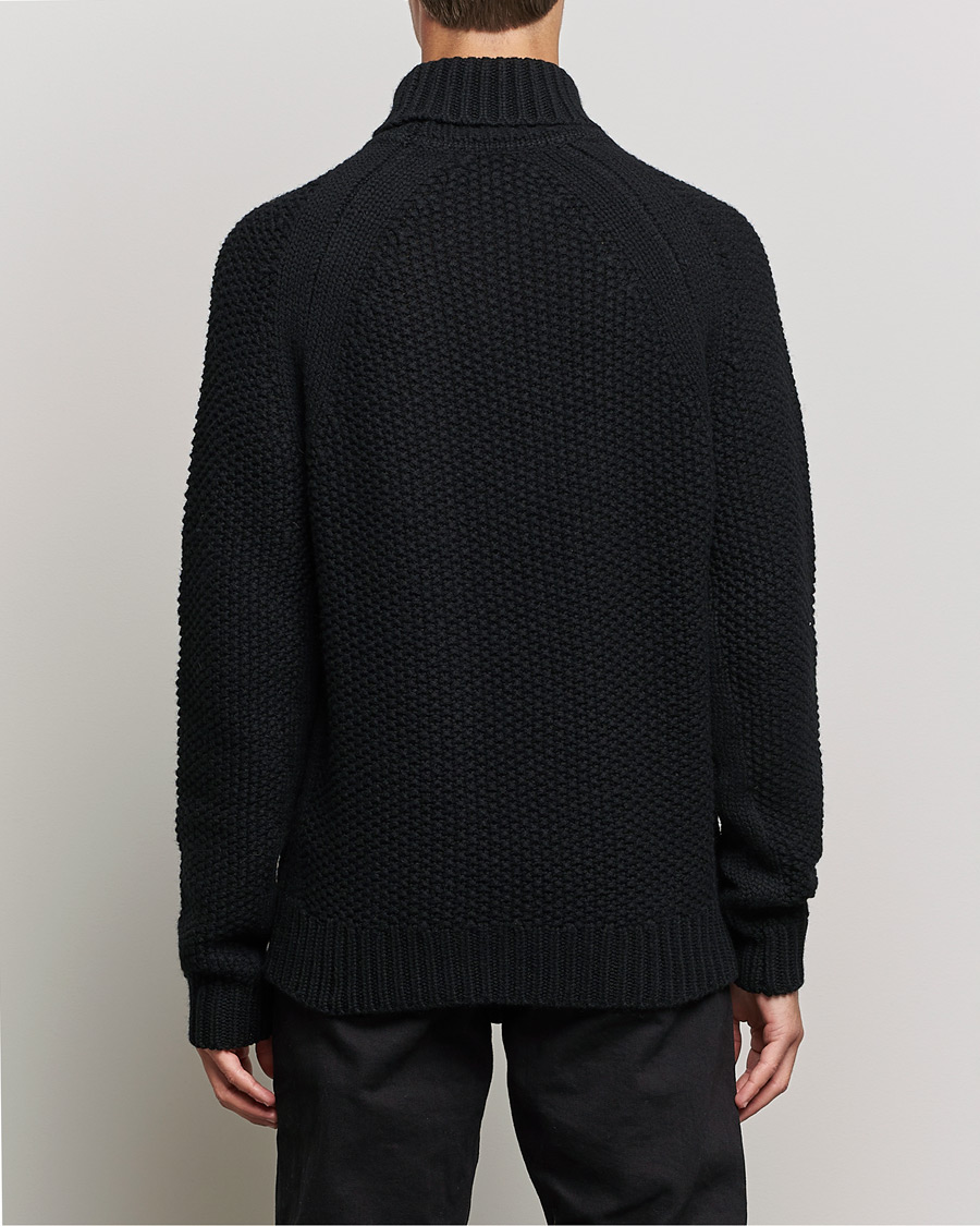 Herre | Gensere | Belstaff | Manor Wool Rollneck Black